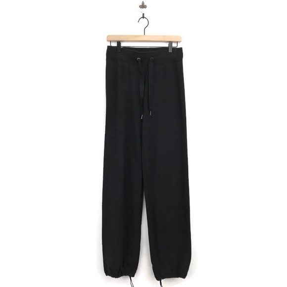lululemon athletica Pants - Lululemon Black Drawstring Relaxed Sweatpants 6